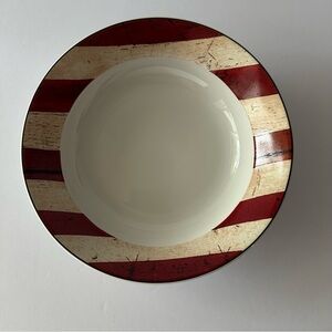 Sakura Warren Kimble Colonial Soup Bowl Flag Design Replacement